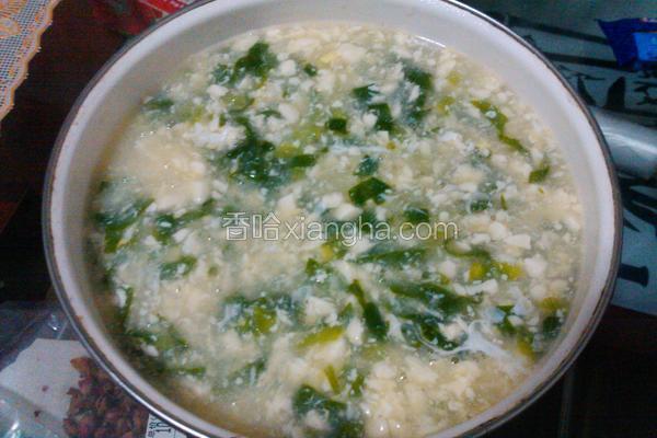 碧绿豆花羹