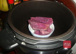 紫薯冰皮月饼的做法图解3