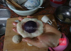 紫薯冰皮月饼的做法图解11