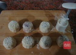 紫薯冰皮月饼的做法图解14