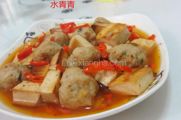 肉丸配豆腐