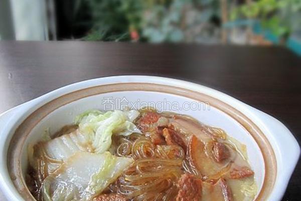 猪肉白菜炖粉条