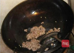 榄菜肉末四季豆的做法图解5