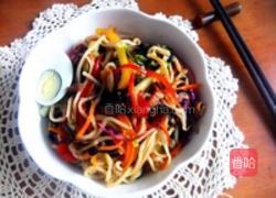 榨菜肉丝炒面的做法图解11