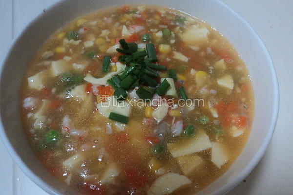 日式豆腐鲜蔬羹