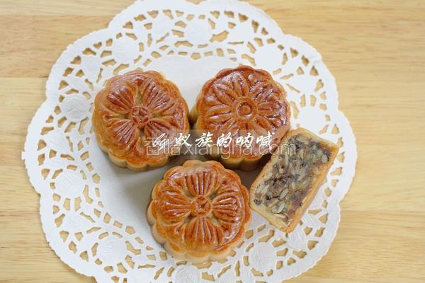 广式肉松五仁月饼