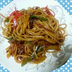 黑椒牛柳炒意粉的做法[图]