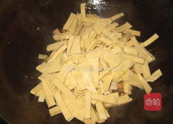 肉丝干豆腐的做法图解5