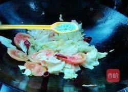 番茄炒手撕包菜的做法图解6