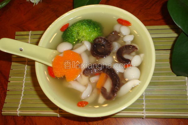 小蘑菇海参汤