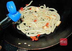 香干米虾炒粉条的做法图解4