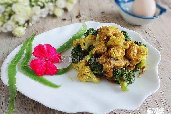 鸡丁双花咖喱