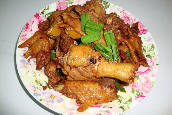 豆豉南乳焖鸭子