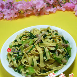 肉丝青菜炒千张的做法[图]