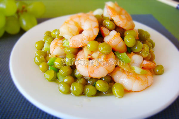 豌豆炒虾仁