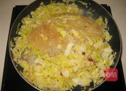 粉丝炒包菜的做法图解8