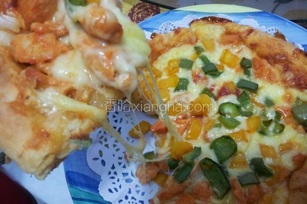 奥尔良鸡肉披萨