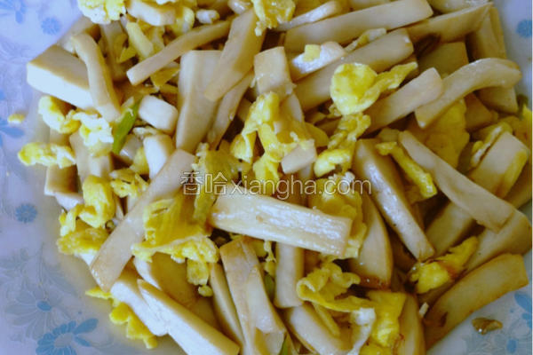 杏鲍菇炒鸡蛋