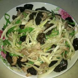 茭白炒肉丝的做法[图]