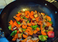 卤香干炒肉的做法图解8