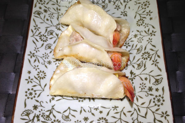 虾肉锅贴
