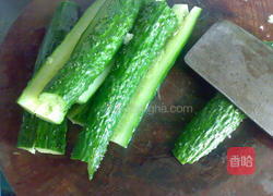 蒜香陈醋拍青瓜的做法图解3