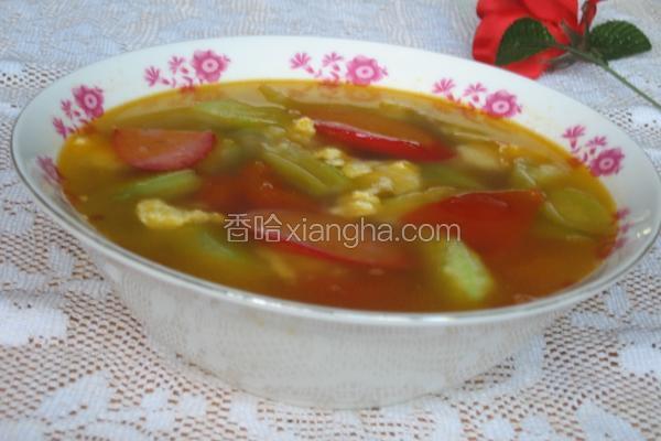 丝瓜番茄蛋汤