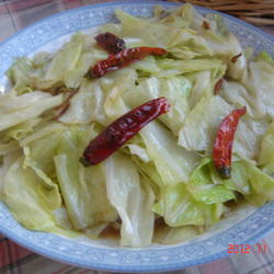 炝炒圆白菜的做法[图]