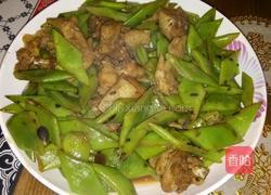 刀豆炒鸡块的做法图解7