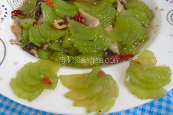 炝拌莴笋