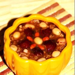 红豆莲子糯米粥的做法[图]