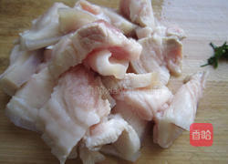 茭白肉片的做法图解1