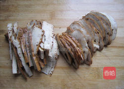 茭白肉片的做法图解3