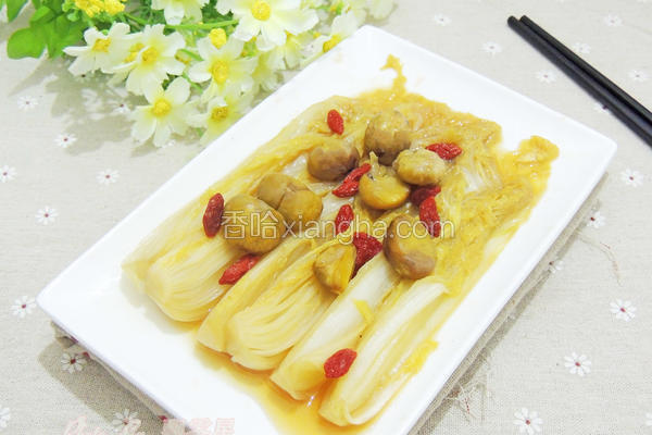 板栗烧白菜