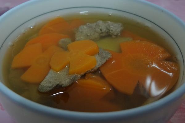 胡萝卜猪肝汤的花样做法