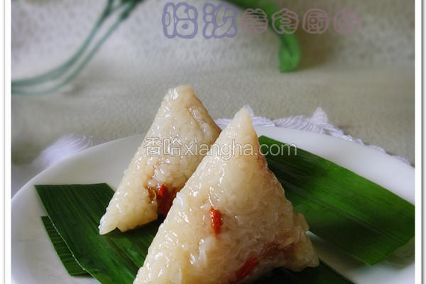 葡萄干枸杞粽子