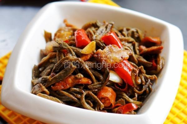 肉丝干豆角
