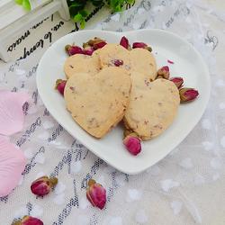 玫瑰花心形饼干的做法[图]