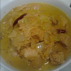 白菜炖冻豆腐的做法[图]