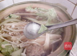 砂锅丸子汤的做法图解13