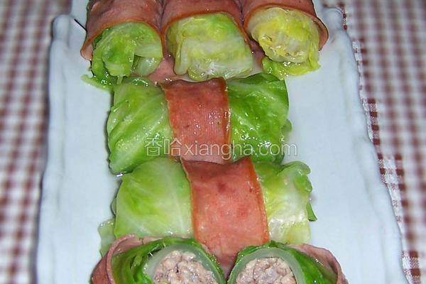 培根包菜卷