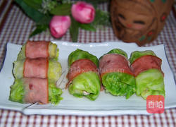 培根包菜卷的做法图解10