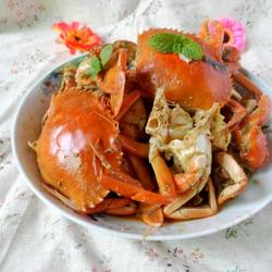 姜葱炒肉蟹的做法[图]