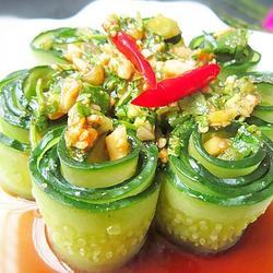 凉拌青瓜小卷的做法[图]