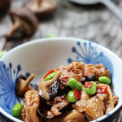 香菇毛豆油面筋的做法[图]