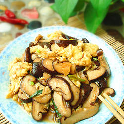 花菇炒鸡蛋的做法[图]