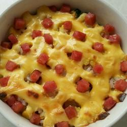 五彩芝心焗饭的做法[图]
