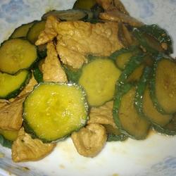 黄瓜炒肉片的做法[图]