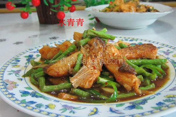 鲜豆角煮鱼