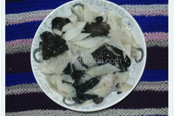长山药炒木耳
